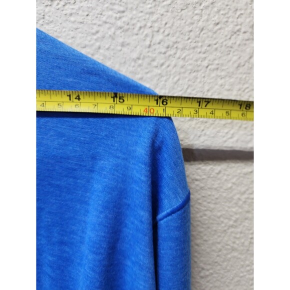 NWT Cutter & Buck Shoreline 1/4 Zip Pullover Blue LT Large Men Golf MSRP $95 - Picture 8 of 8